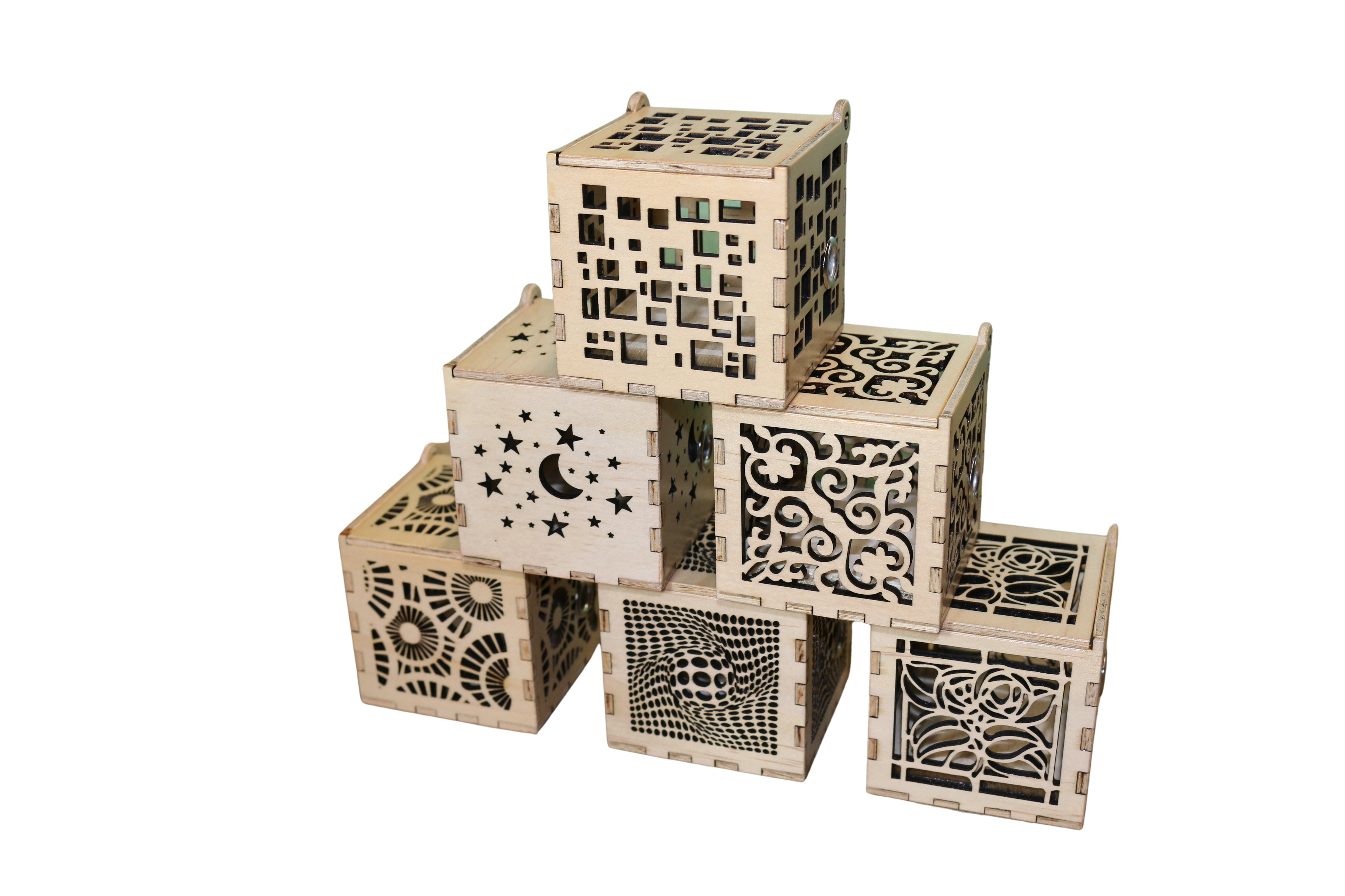 Panelled Music Boxes