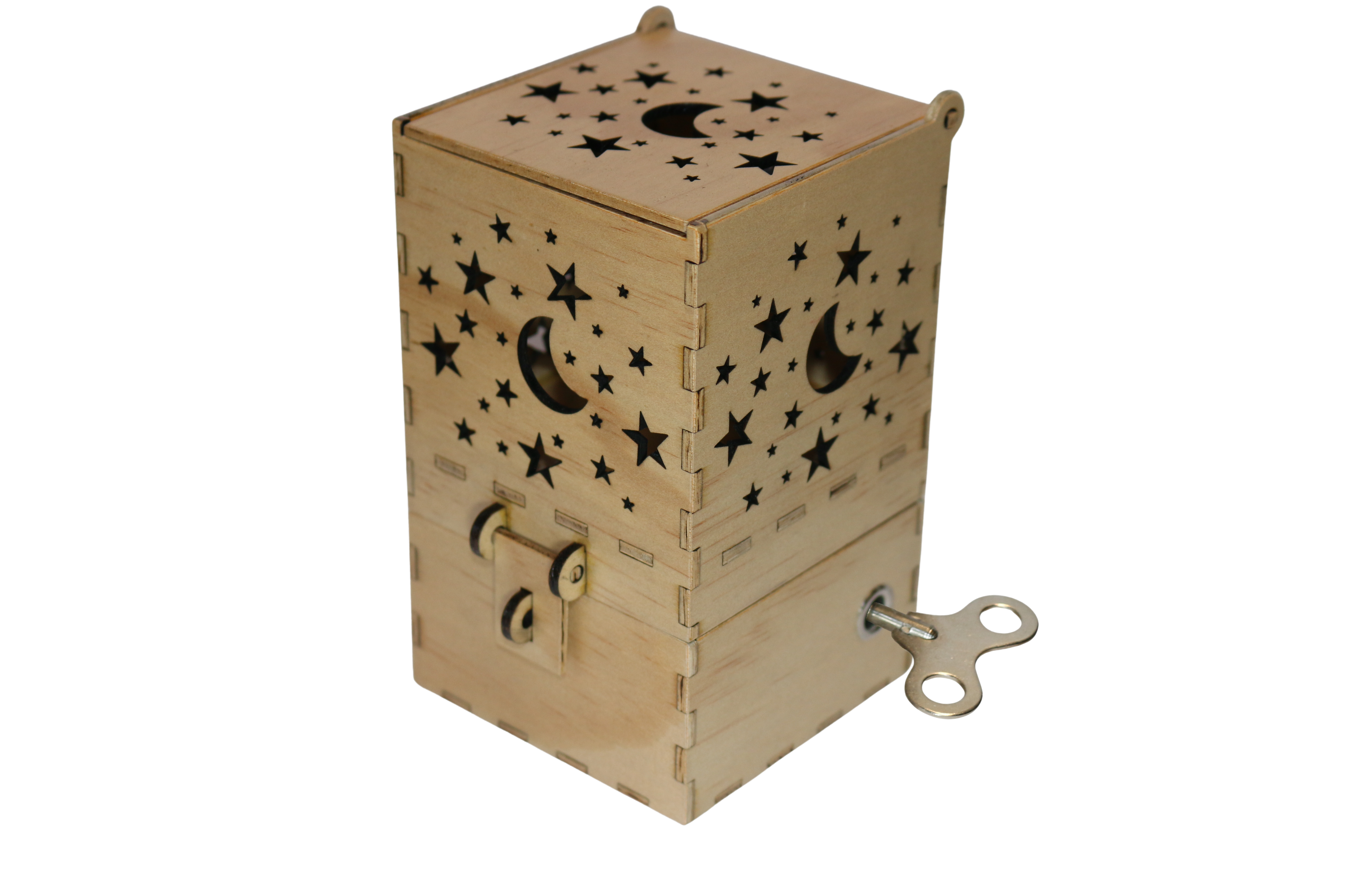 Large Night Light Moon (Small) & Stars Music Box